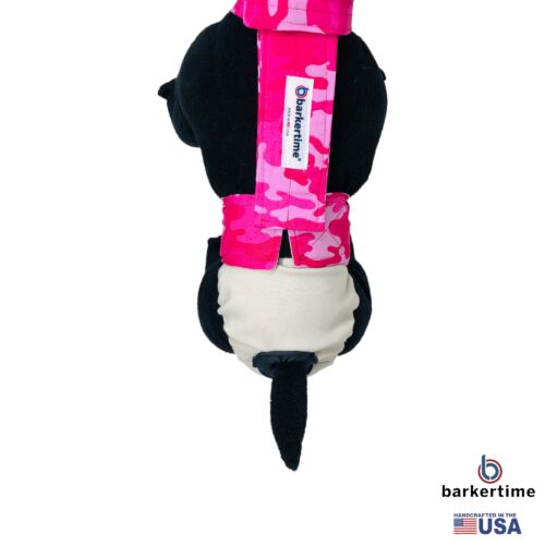 pink camo on frosty cream diaper overall - model 2 pink camo on frosty cream diaper overall - model 2