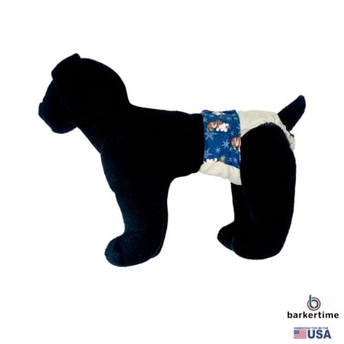 snowman in winterwonderland on frosty cream diaper - model 1 snowman in winterwonderland on frosty cream diaper - model 1