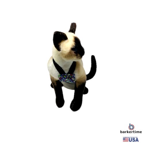 flower garden on frosty cream cat diaper overall - model 2 flower garden on frosty cream cat diaper overall - model 2