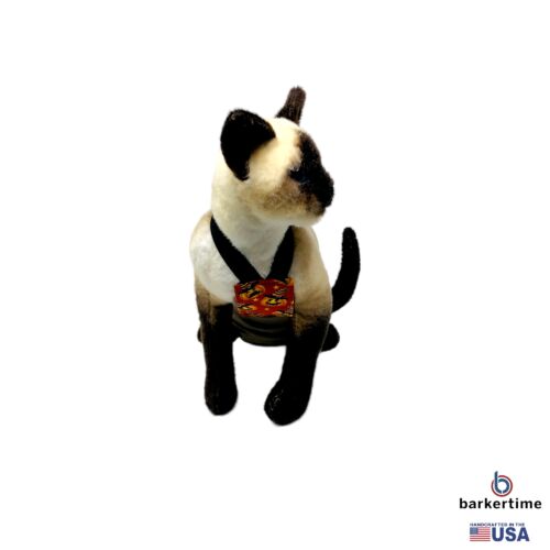 orange halloween pumkin witch on brown cat diaper overall - model 2 orange halloween pumkin witch on brown cat diaper overall - model 2