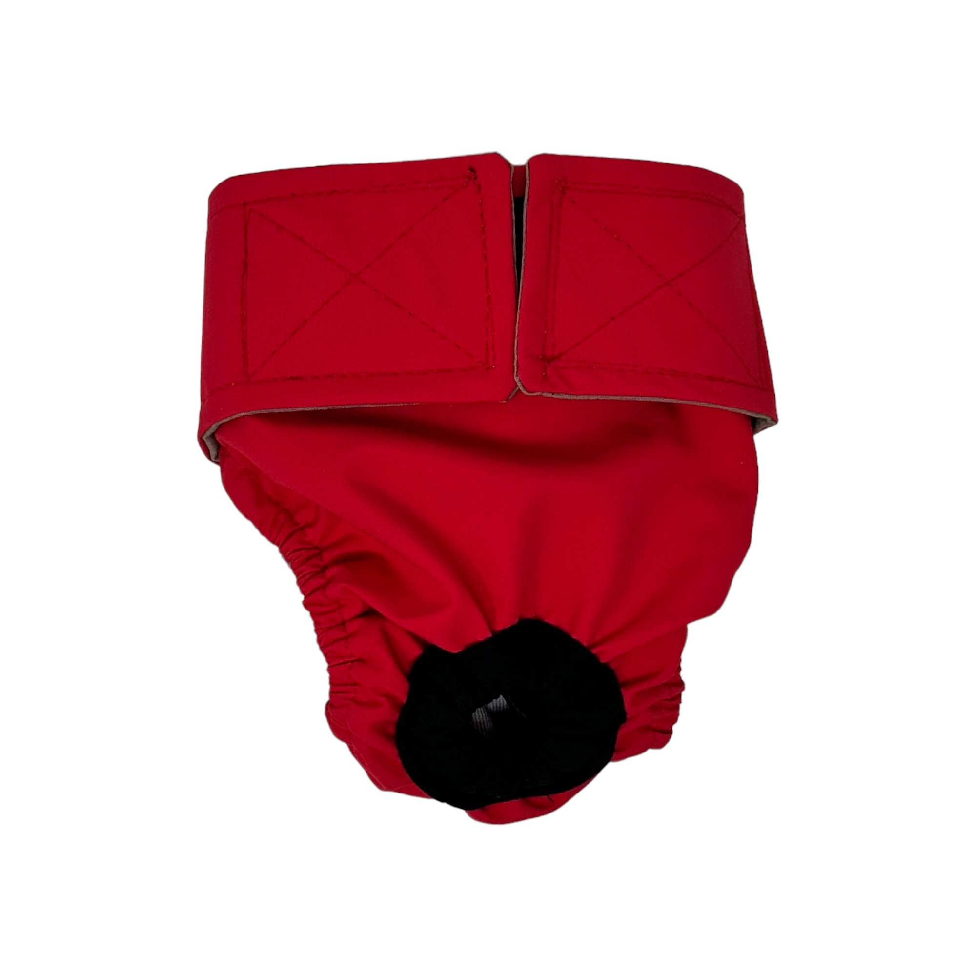 Cherry Red Waterproof Swim Diaper for Dogs