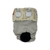 Farm Animals on Frosty Cream  Dog Diaper