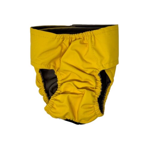 royal yellow swim diaper - back royal yellow swim diaper - back