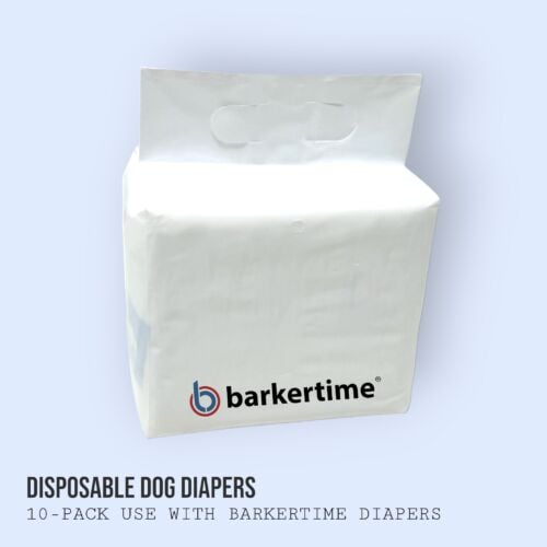 disposable diapers 10pk - barkertime disposable dog diapers barkertime