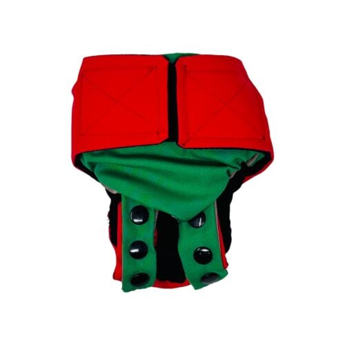 holiday red on green pull-up