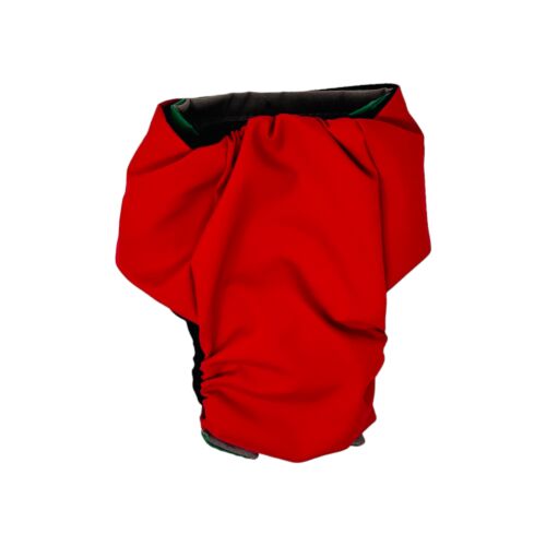 holiday red on green pull-up - back holiday red on green pull-up - back