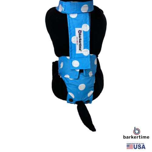 sky blue polka dot diaper snappy overall - model 2 sky blue polka dot diaper snappy overall - model 2