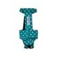 turquoise polka dot diaper snappy overall