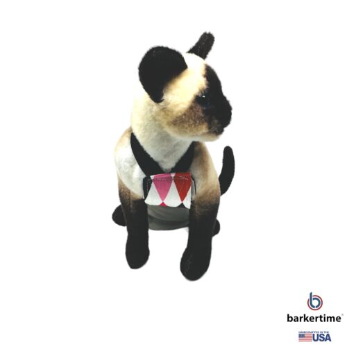 fancy harlequin on frosty cream cat diaper overall model 2 fancy harlequin on frosty cream cat diaper overall model 2