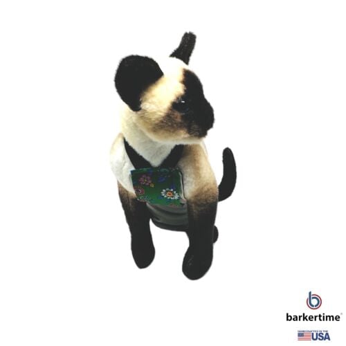 green spring flower on frosty cream cat diaper overall model 2 green spring flower on frosty cream cat diaper overall model 2