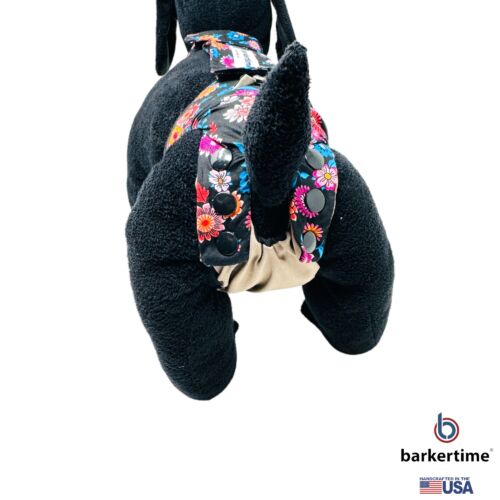 spring flower bloom on brown snappy diaper overall model 3 spring flower bloom on brown snappy diaper overall model 3