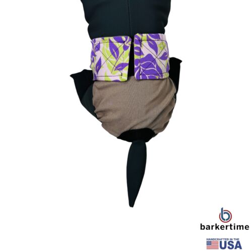 purple rose on brown diaper - model 2 purple rose on brown diaper - model 2