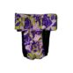 purple rose on brown diaper pull-up - back