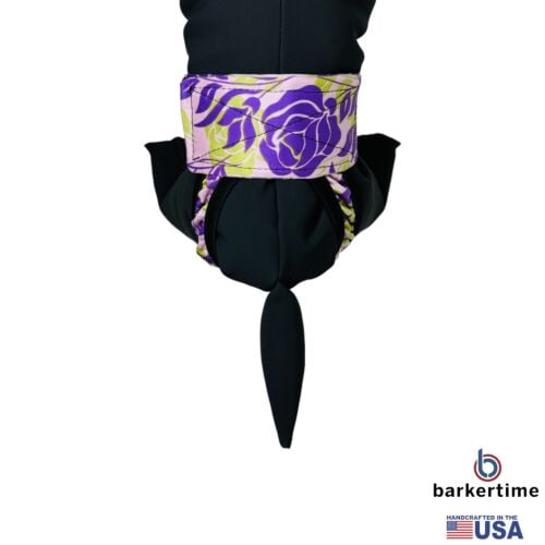 purple rose on brown diaper pull-up - model 2 purple rose on brown diaper pull-up - model 2