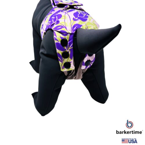 purple rose on brown snappy overall - model 3 purple rose on brown snappy overall - model 3