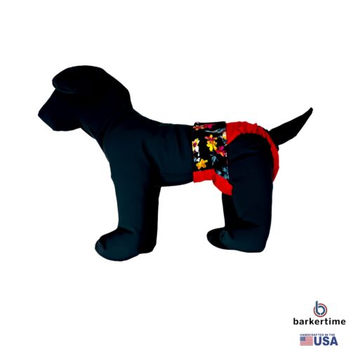 midnight blossom gala on red diaper - model 1 midnight blossom gala on red diaper - model 1