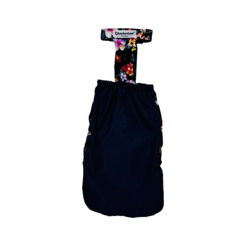 midnight blossom gala on red drag bag - back midnight blossom gala on red drag bag - back