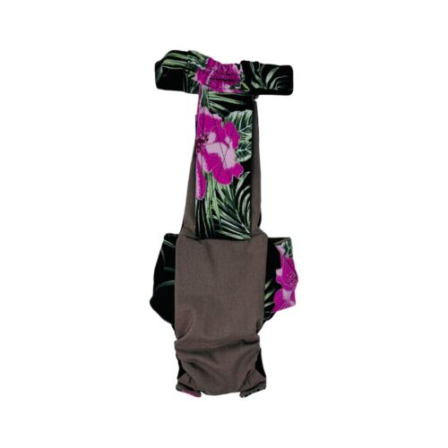 tropical twilight bloom snappy overall - back tropical twilight bloom snappy overall - back