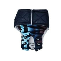 Northern Lights Plaid Dog Diaper Snappy