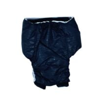 northern lights plaid snappy diaper – back