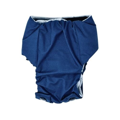 sailor navy snappy diaper - back sailor navy snappy diaper - back