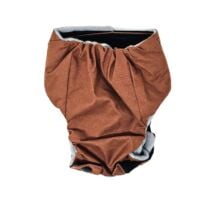 toasted pecan snappy diaper – back