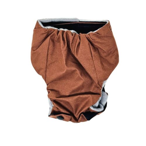 toasted pecan snappy diaper - back toasted pecan snappy diaper - back