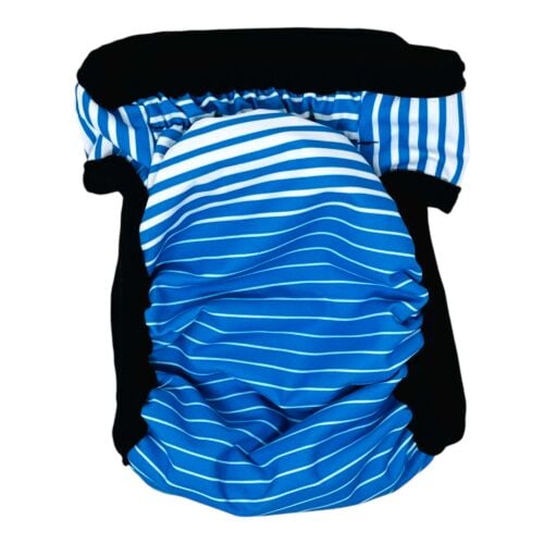 blue stripes diaper pull-up - back blue stripes diaper pull-up - back