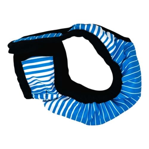 blue stripes diaper pull-up - side blue stripes diaper pull-up - side