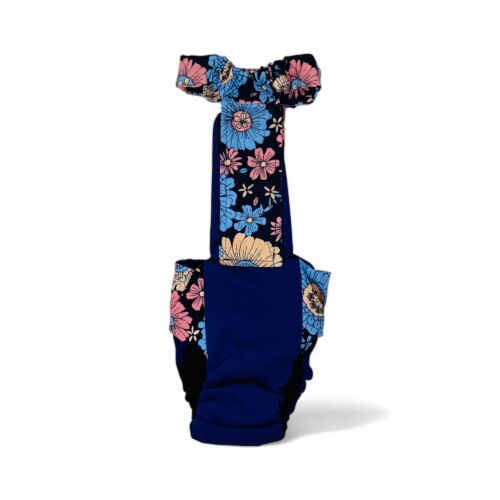 color me petal diaper overall - back color me petal diaper overall - back