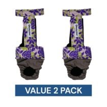 Value 2-pack: Lavender Leaf Symphony Dog Diaper Overall