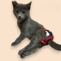 Hot Cheetah Waterproof Premium Cat Diaper