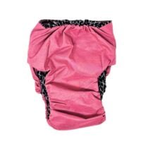 dusty rose diaper – back