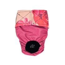 Peony Splash Dog Diaper