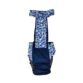 blue cosmos on navy diaper overall - back