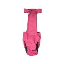 dusty rose diaper overall – back