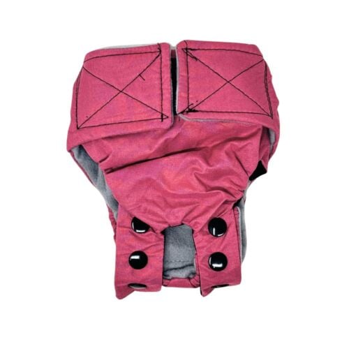 dusty rose snappy diaper