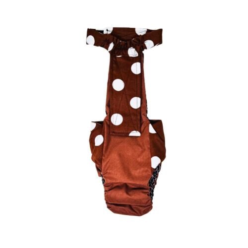 hot cocoa and marshmallows diaper overall - back hot cocoa and marshmallows diaper overall - back