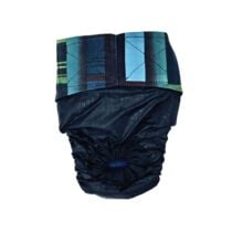 Northern Lights Plaid Dog Diaper
