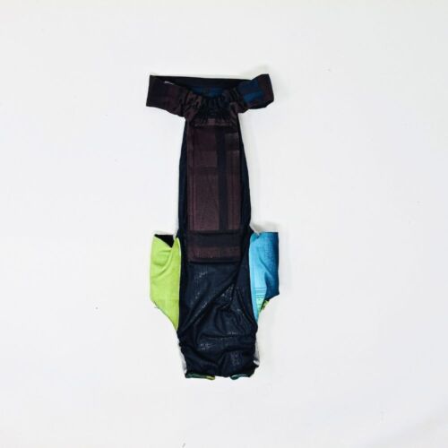 northern lights plaid snappy overall - back northern lights plaid snappy overall - back