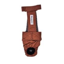 Toasted Pecan Dog Diaper Overall