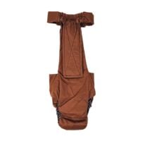 toasted pecan diaper overall – back