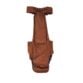 toasted pecan diaper overall - back